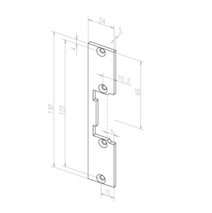 Abloy effeff -------09640-01 / kl (096 40) / планка