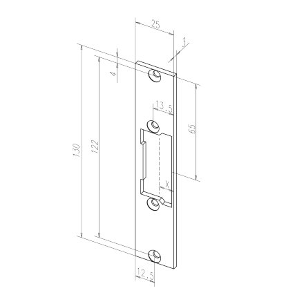 Abloy effeff -------68835-01 / kF (688 35) ProFix 2 25мм