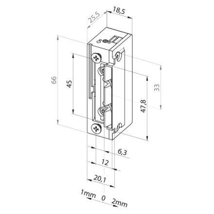 Abloy effeff 118.13------A71 электрозащелка 10-24 V