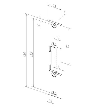 Abloy effeff -------68935-01 / kF (689 35) ProFix 2 24мм