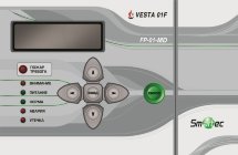 Центральный блок с ЖК дисплеем и клавиатурой, на 1 шлейф по 255 адресных устройств, корпус металл FP-01D-MD