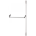 ABLOY PBE 007 L satin chrome/ нажимная штанга на пассивное полотно