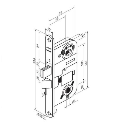 Abloy LC 200 R FE/ZL/ цилиндровый замок