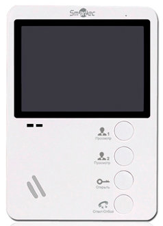  Smartec ST-MS104-WT  Монитор видеодомофонной связи