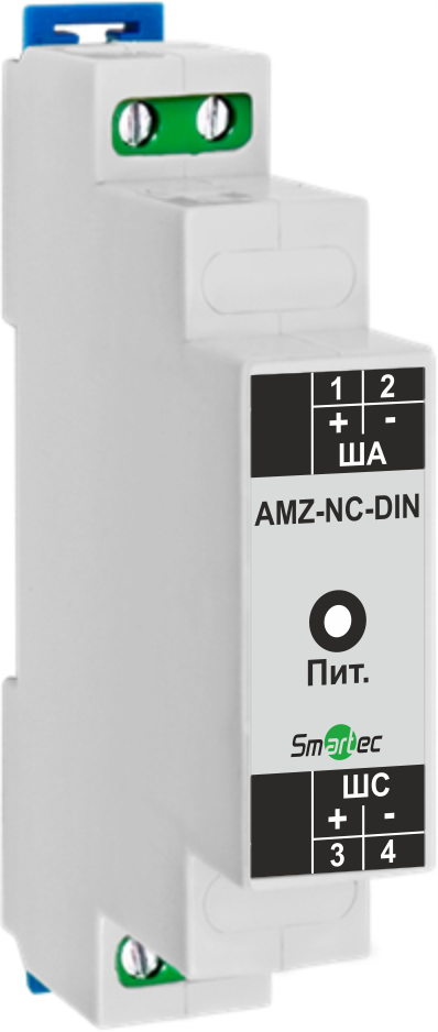 Адресный модуль подключения неадресной линии (НЗ) (на DIN-рейку) Smartec AMZ-NC-DIN