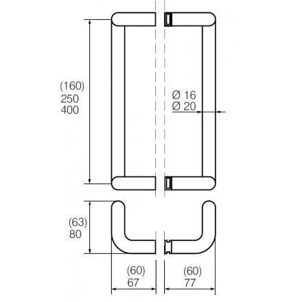 Скоба Престо 138/160-250-400 ABLOY