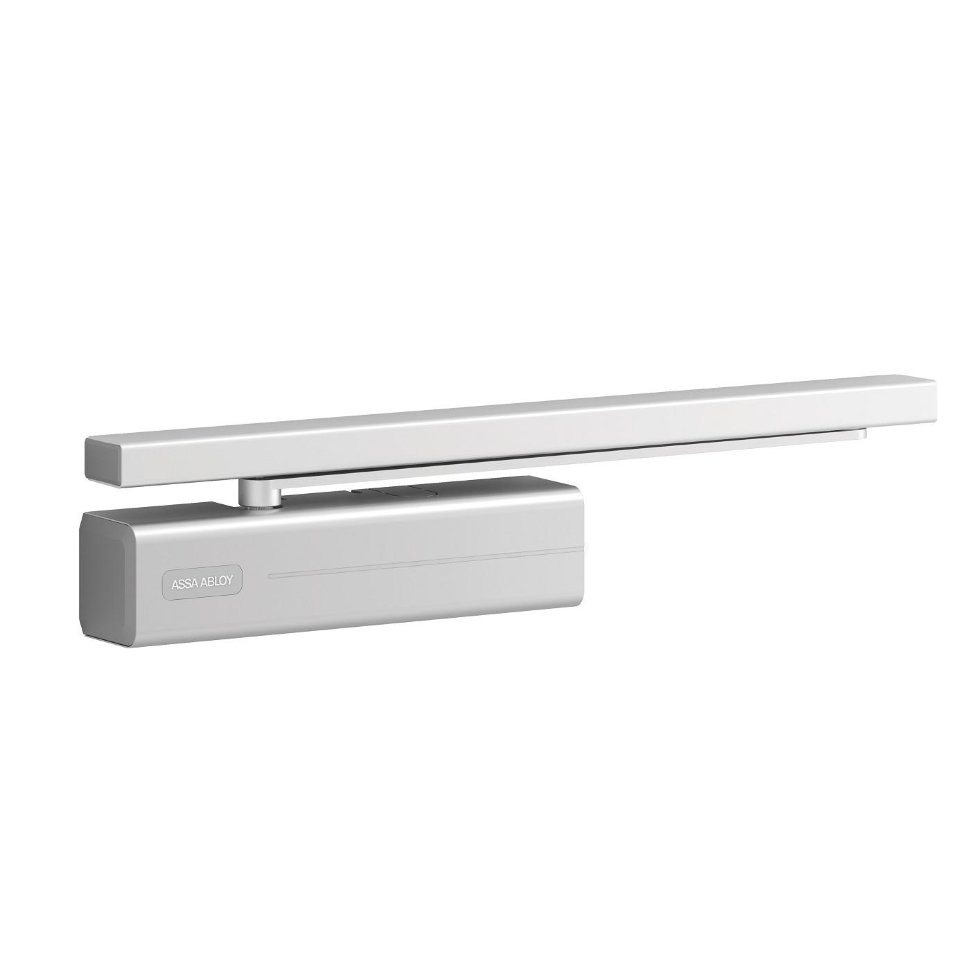 Assa Abloy DC 500 (DC330)/120000 silver/ дверной доводчик для внутренних дверей с макс весом 80 кг