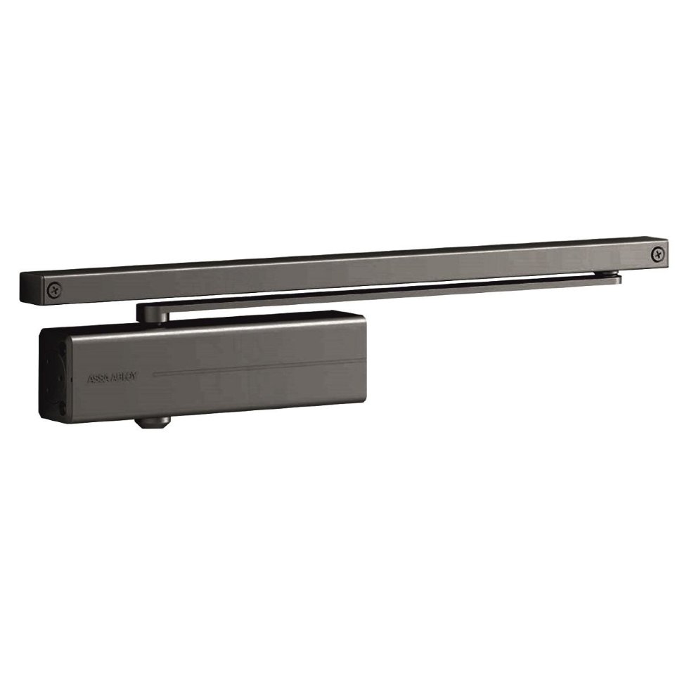 Assa Abloy DC 135---9005 со скользящей тягой black/ дверной доводчик для внутренних дверей с макс весом 60 кг