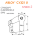 CY 321 ABLOY односторонний цилиндр стандарта DIN с изменяемой длиной (шаг 5 мм) и положением кама (флажка)