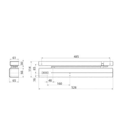 Assa Abloy DC 700 G-CM---- EV1 / доводчик дверной с функцией Close-Motion®
