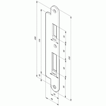 EA322 запорная планка стандарта DIN 