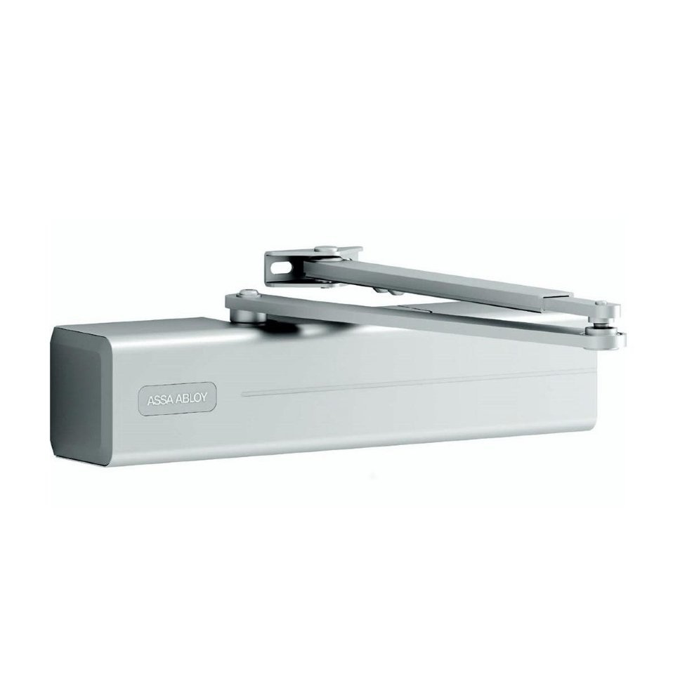 Assa Abloy DC 347 (DC 247)/120500 silver/ дверной доводчик для внутренних и наружных дверей с весом до 160