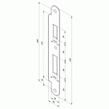 EA324 запорная планка стандарта DIN