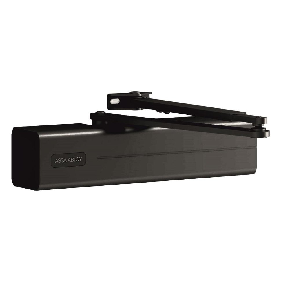 Assa Abloy DC 347 (DC 247)/420500 black/ дверной доводчик для внутренних и наружных дверей с весом до 160