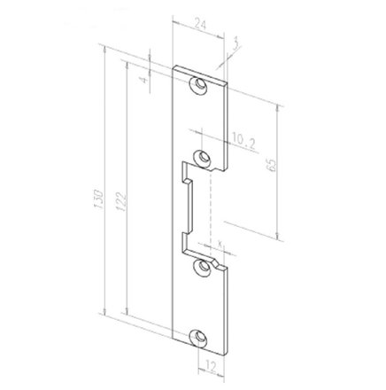 Abloy effeff -------09635-01 / лицевая панель